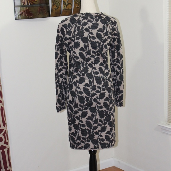 Ann Taylor LOFT, long sleeve Textured wool blend  sweater dress - Picture 2 of 7